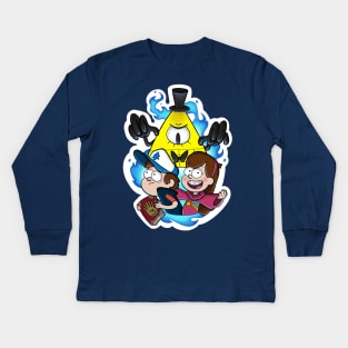 Gravity Falls Kids Long Sleeve T-Shirt